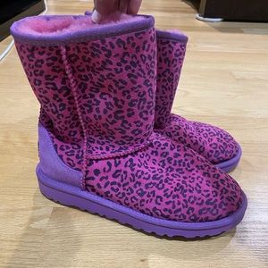 NEW PINK-PURPLE LEOPARD UGG BOOTS